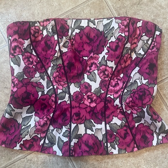 White House Black Market Other - White House Black Market Floral Bustier Sz 14- New Without Tags‎